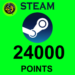♨️✅24000 Steam points 🔥✅ 0