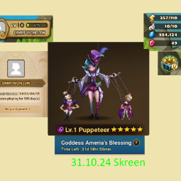 ⭐️Global \ ld5 - Zenisek ( Dark Puppeteer ) \ 10 lvl \ 30 days ameria buff 0