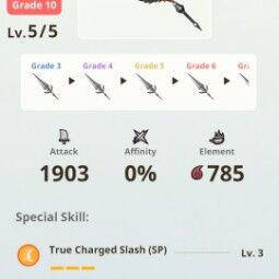 HR 150 ~ Great Sword Aknosom Grade 10/5 $60 1