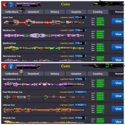 💎 Diamond 💎 20/20 Legendary Cues 💚2 Billion Coins 🌐230 level 🎉 Instant Delivery 🎱 9Legendary Cues  🔥 Mini Login 🔥Instant Delivery 0