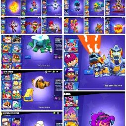 78 Brawler ⚡ 30493 Trophy ⚡ 8 Hypercharged ⚡ 2 MaxPower ⚡ 59 Amazing Rare Skin ⚡5077 Bling⚡6449 Gold⚡32 Gems ⚡ Safe Acc ⚡ Instant Delivery 3