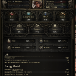 lvl 91 Caçadora / Construção de Lança Relâmpago da Amazônia / Abas de Estoque / Conta Steam / 87% de Raridade 0