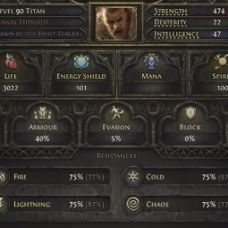 TITAN lvl 90 / Lightning Spear lvl 91 / Steam acc / Clear t15 Map and Bosses 3