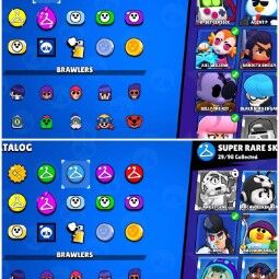 #39⭕30k+ Trophy⭕Total-16 Brawler Max⭕8 Hypercharge⭕8 Max power⭕107 Top skin⭕cheep 2