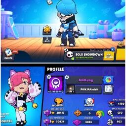 #39⭕30k+ Trophy⭕Total-16 Brawler Max⭕8 Hypercharge⭕8 Max power⭕107 Top skin⭕cheep 0