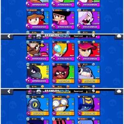 #63🔥35k+ Trophy🔥Total-31 Brawler max🔥10 Hypercharge🔥21 Max power🔥Star shelly-Top skin🔥117 Top skin🔥8k+ Highest Rank🔥cheep 2