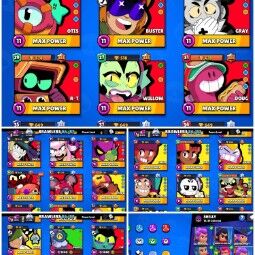 #68🔥Top Rare account🔥49k+ Trophy🔥Total- 79 Brawler Max🔥33 Hypercharge🔥46 Max power🔥10k+ Billings🔥145 Top skin🔥Top shelly skin🔥cheep 1