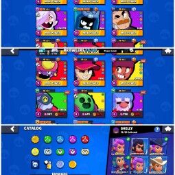 #72🔥25k+ Trophy🔥Total- 27 Brawler Max🔥9 Hypercharge🔥18 Max power🔥75 Top skin🔥Top Shelly skin🔥nc-yes🔥153 gems🔥cheep 1