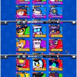 #95🔥20k+ Trophy🔥Total-16 Brawler max🔥6 Hypercharge🔥10 max power🔥120+ Top skin🔥8k+ PowerPoint🔥cheep 2