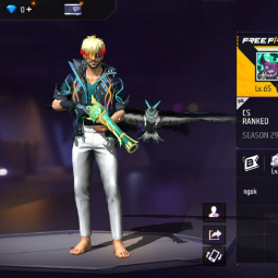 B29|LV65/285 WEAPON (1 Artifact + 46 Mythic)/SCAR - Megalodon Alpha Lv. 4/304 COSTUME (14 Mythic)/49 EMOT (1 Artifact + 15 Mythic)/67 BACKPACK (1 Artifact + 15 0